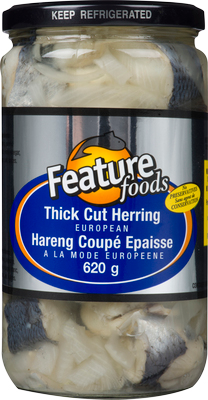 Feature Foods Thick Cut Lunch Herring 620g Jar