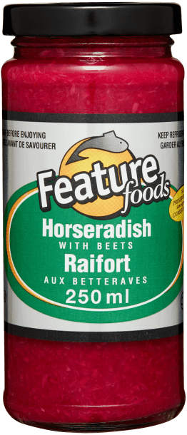 Feature Foods Horseradish with Beets 250mL Jar