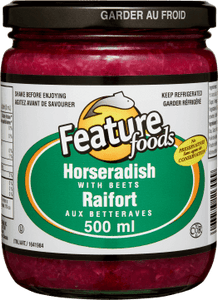 Feature Foods Horseradish with Beets 500mL Jar