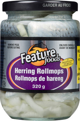 Feature Foods Herring Rollmops 320g Jar