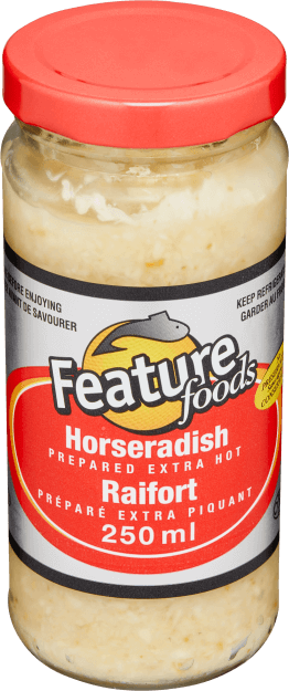 Feature Foods Extra Hot Horseradish 250mL Jar