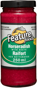Feature Foods Horseradish with Beets 250mL Jar