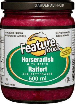 Feature Foods Horseradish with Beets 500mL Jar